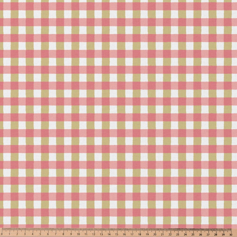 Bedruckte Baumwolle KAVYO Rosa / Sorbet
